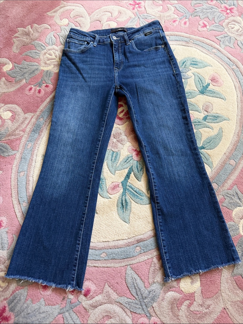 MAVI ANIKA HIGH RISE CROP FLARE SUPER COMFORTABLE JEANS